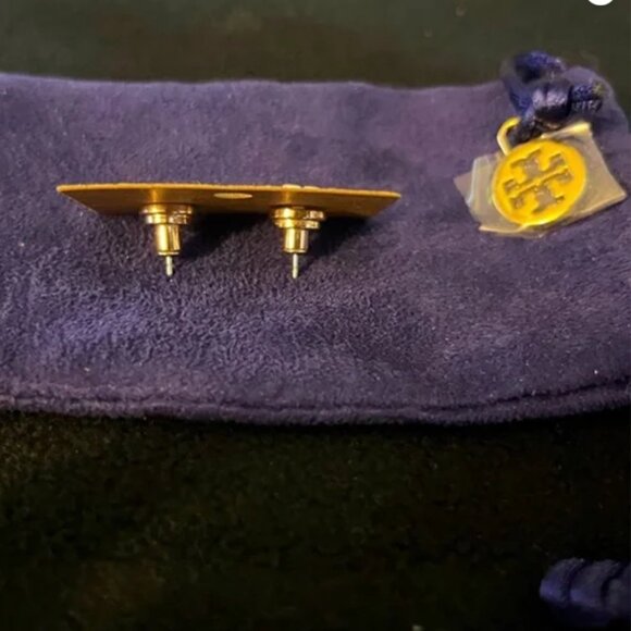 Tory Burch Kira Stud Earring in Rose Gold with Original Dust Bag - Picture 9 of 10